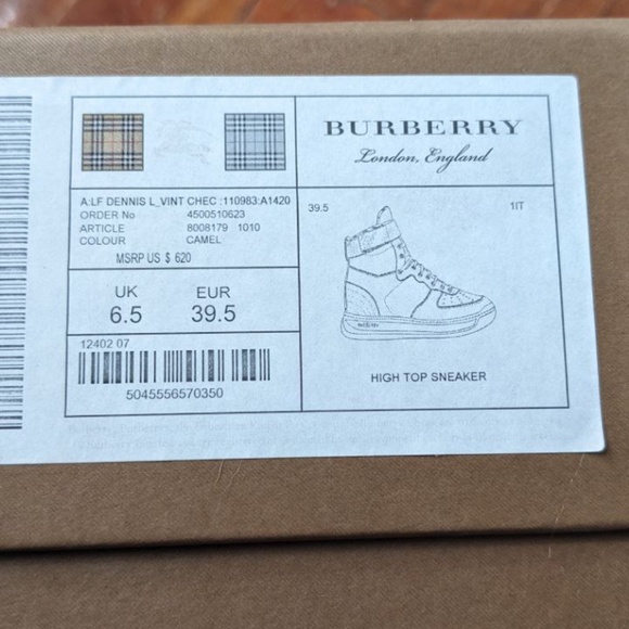 Burberry High top sneakers - Picture 3 of 6